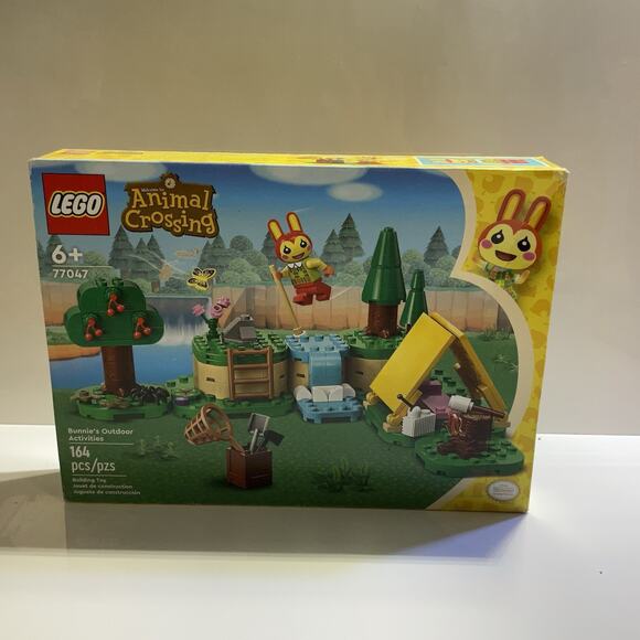 Lego Animal Crossing Bunnie’s Outdoor Activities 164 Pieces 77047 New Sealed Box - Picture 1 of 4